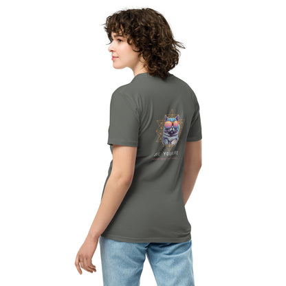 Rose Colored Glasses Unisex Premium Tee - My Social Cat Bonafide Boutique LLCRose Colored Glasses Unisex Premium TeeT-shirtMy Social Cat Bonafide Boutique LLCBlackScatlife