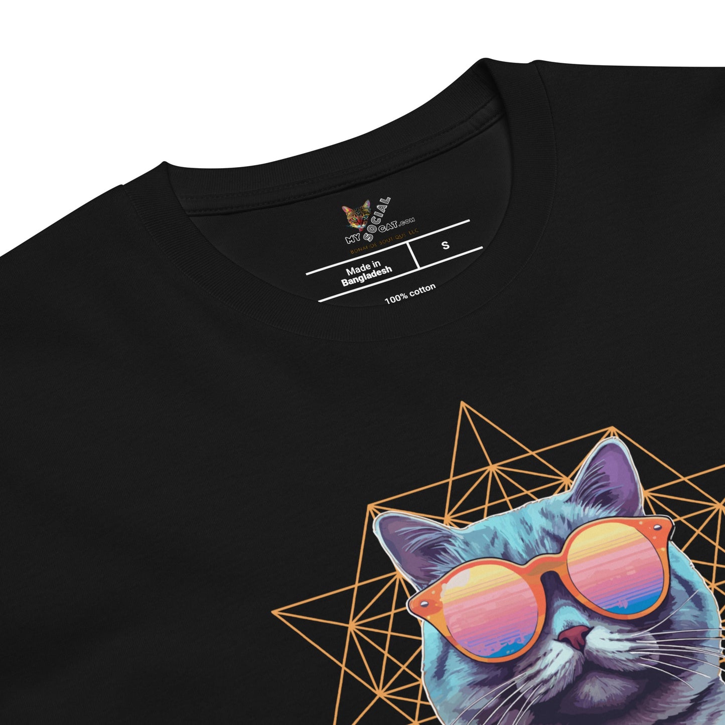Rose Colored Glasses Unisex Premium Tee - My Social Cat Bonafide Boutique LLCRose Colored Glasses Unisex Premium TeeT-shirtMy Social Cat Bonafide Boutique LLCBlackScatlife
