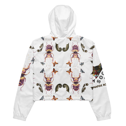 Scarab Beetle Women’s Cropped Windbreaker - My Social Cat Bonafide Boutique LLCScarab Beetle Women’s Cropped WindbreakerWindbreakerMy Social Cat Bonafide Boutique LLCXSallbreaker