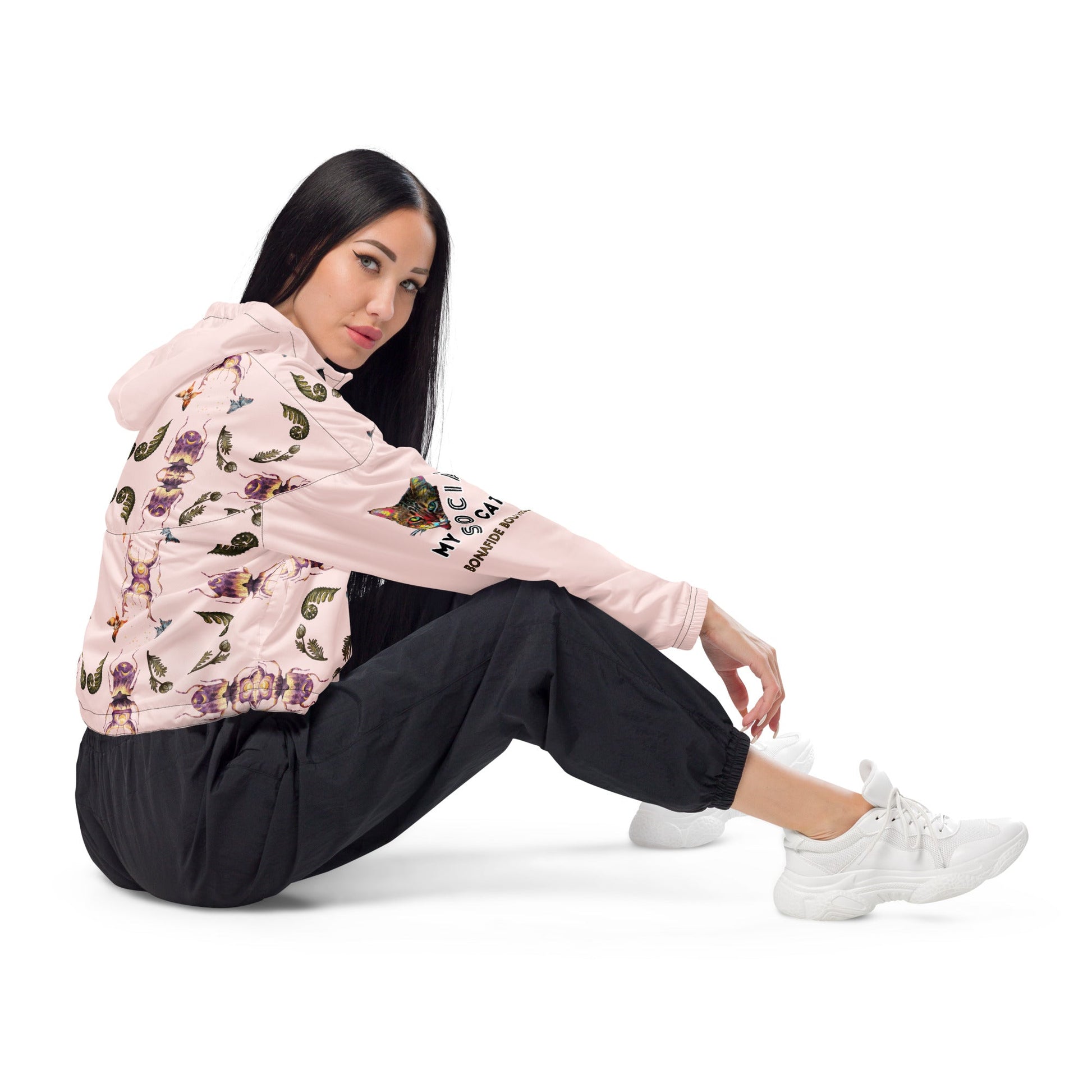 Scarab Beetle Women’s Cropped Windbreaker - My Social Cat Bonafide Boutique LLCScarab Beetle Women’s Cropped WindbreakerWindbreakerMy Social Cat Bonafide Boutique LLCXSallbeetle