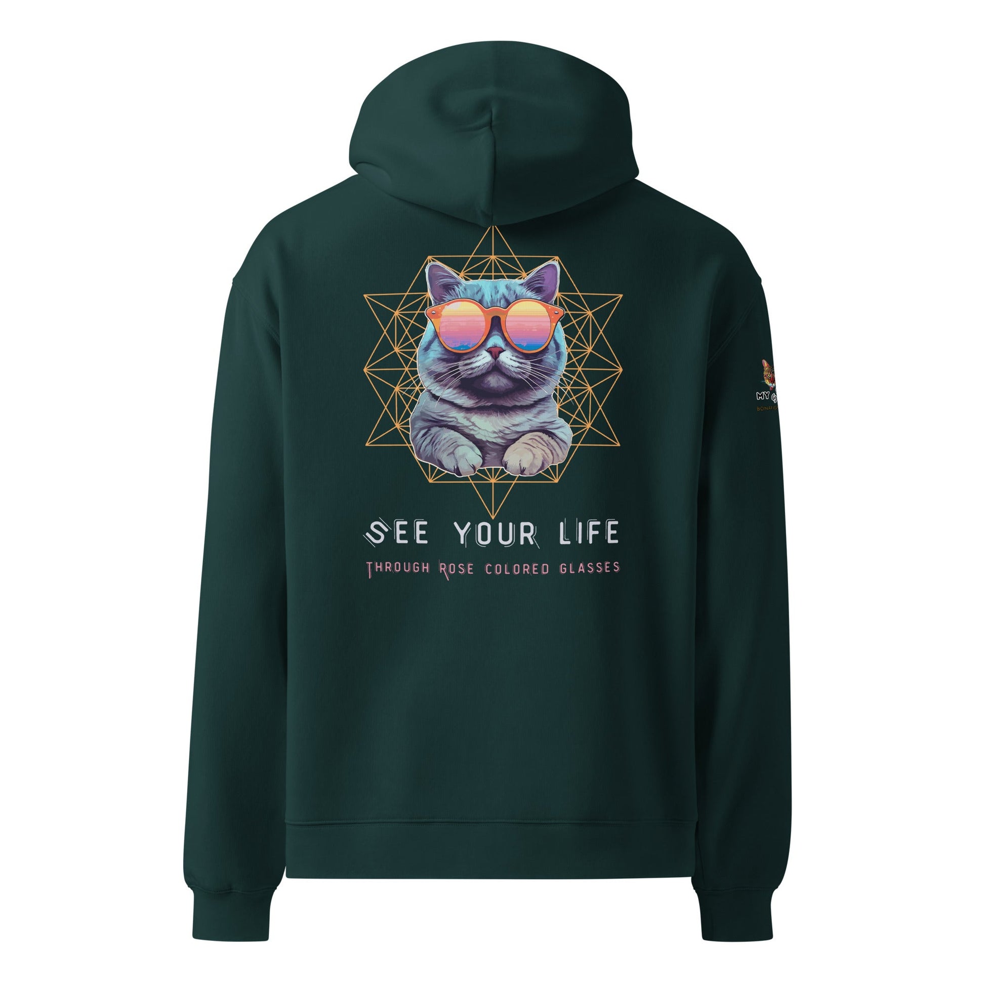 See Your Life Unisex Plush Hoodie - My Social Cat Bonafide Boutique LLCSee Your Life Unisex Plush HoodieHooded sweatshirtMy Social Cat Bonafide Boutique LLCPine GreenShoodielife