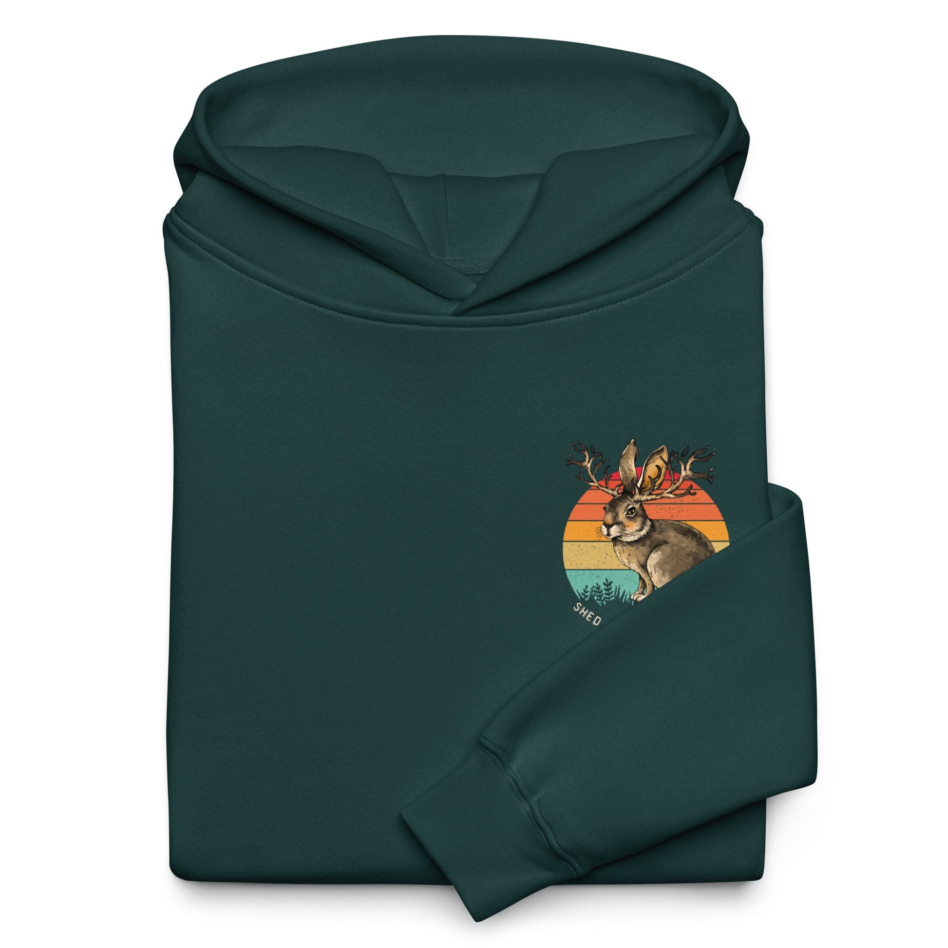 Shed Your False Self Unisex Plush Hoodie - My Social Cat Bonafide Boutique LLCShed Your False Self Unisex Plush HoodieHooded sweatshirtMy Social Cat Bonafide Boutique LLCPine GreenSbunnyfalse