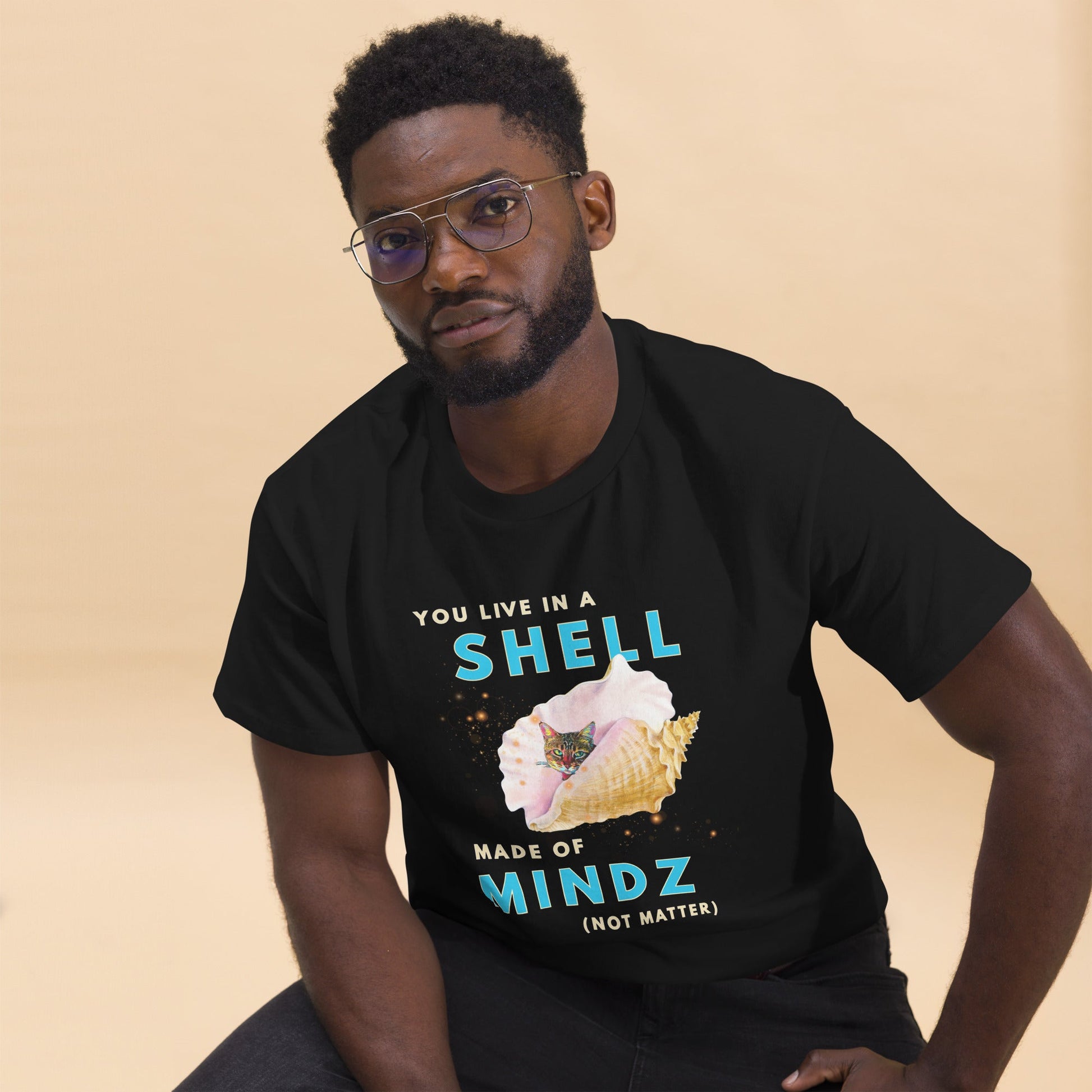 Shell Unisex Classic Tee - My Social Cat Bonafide Boutique LLCShell Unisex Classic TeeT-shirtMy Social Cat Bonafide Boutique LLCSclassicmind