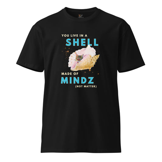 Shell Unisex Premium Tee - My Social Cat Bonafide Boutique LLCShell Unisex Premium TeeT-shirtMy Social Cat Bonafide Boutique LLCSmindmindz