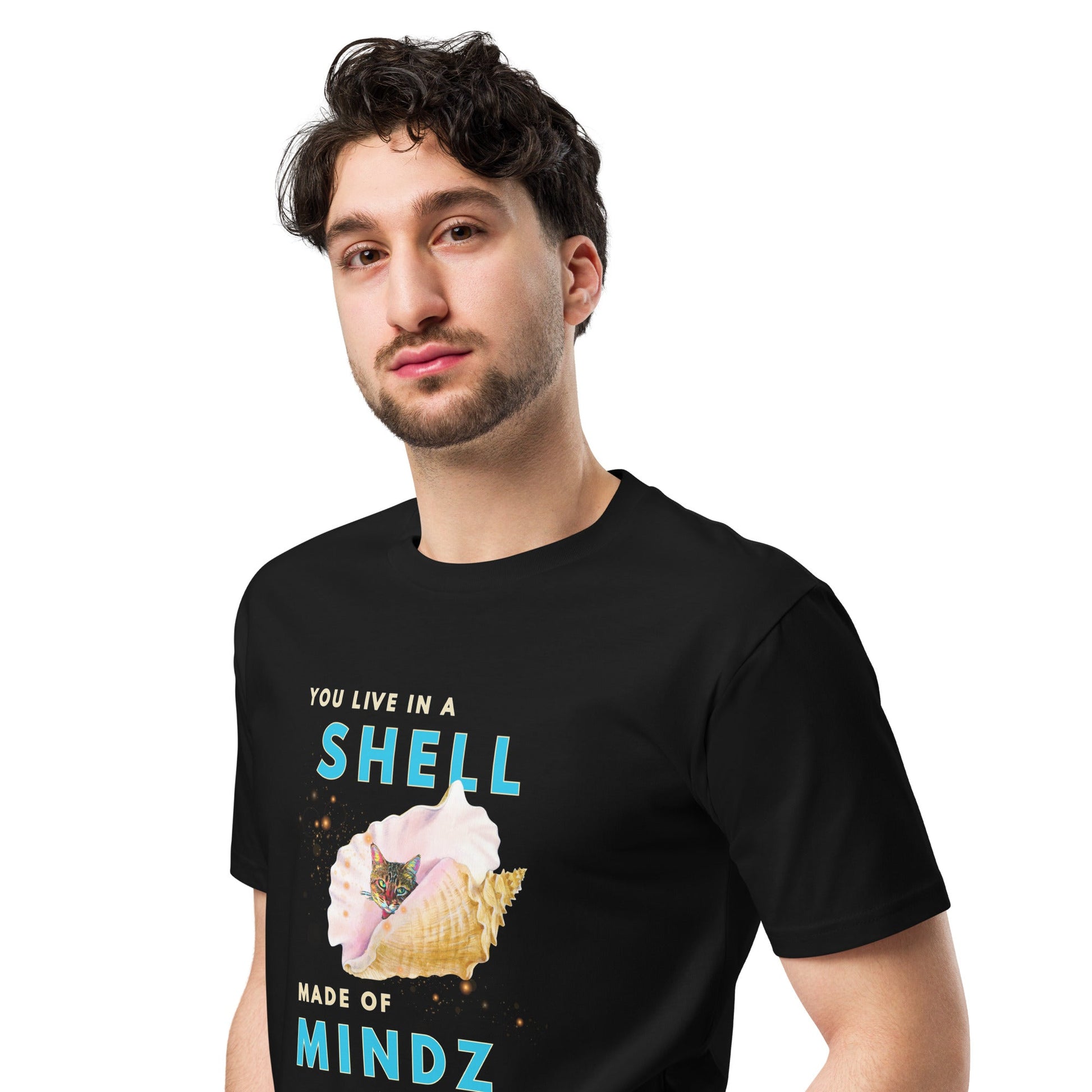 Shell Unisex Premium Tee - My Social Cat Bonafide Boutique LLCShell Unisex Premium TeeT-shirtMy Social Cat Bonafide Boutique LLCSmindmindz