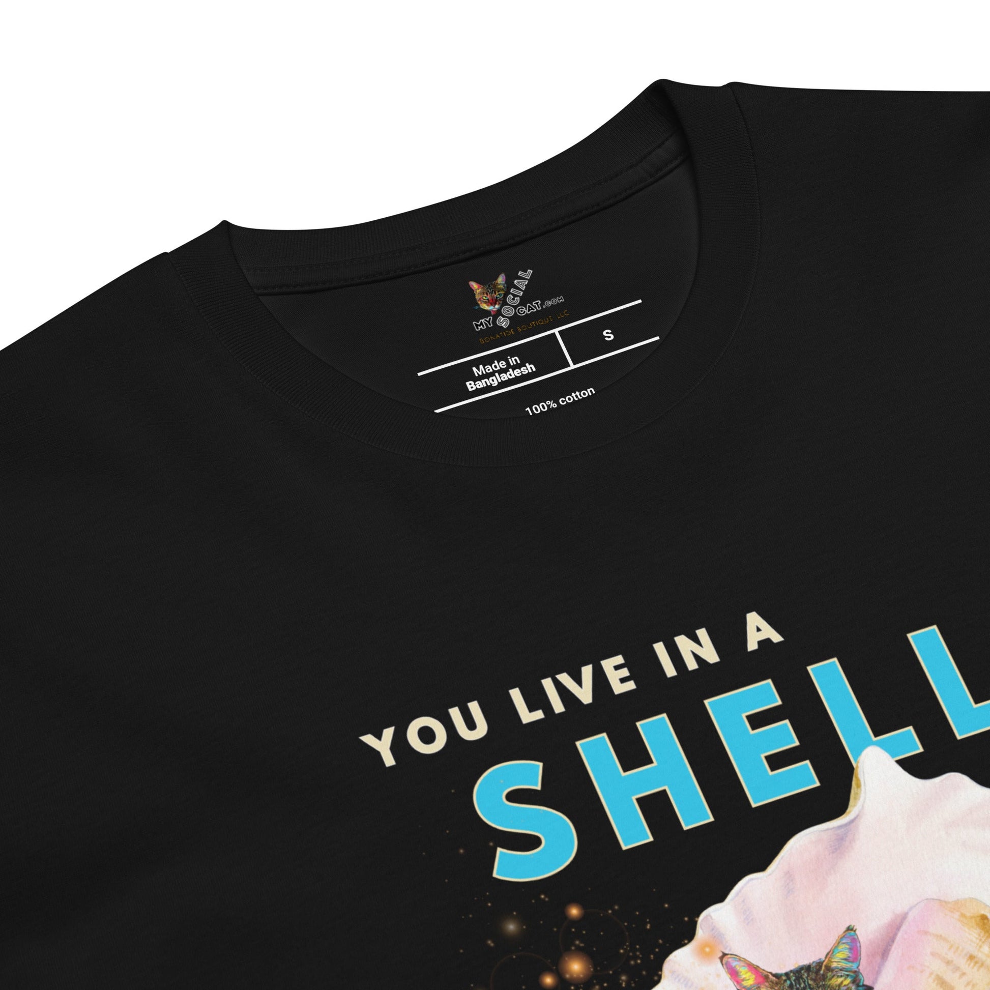 Shell Unisex Premium Tee - My Social Cat Bonafide Boutique LLCShell Unisex Premium TeeT-shirtMy Social Cat Bonafide Boutique LLCSmindmindz