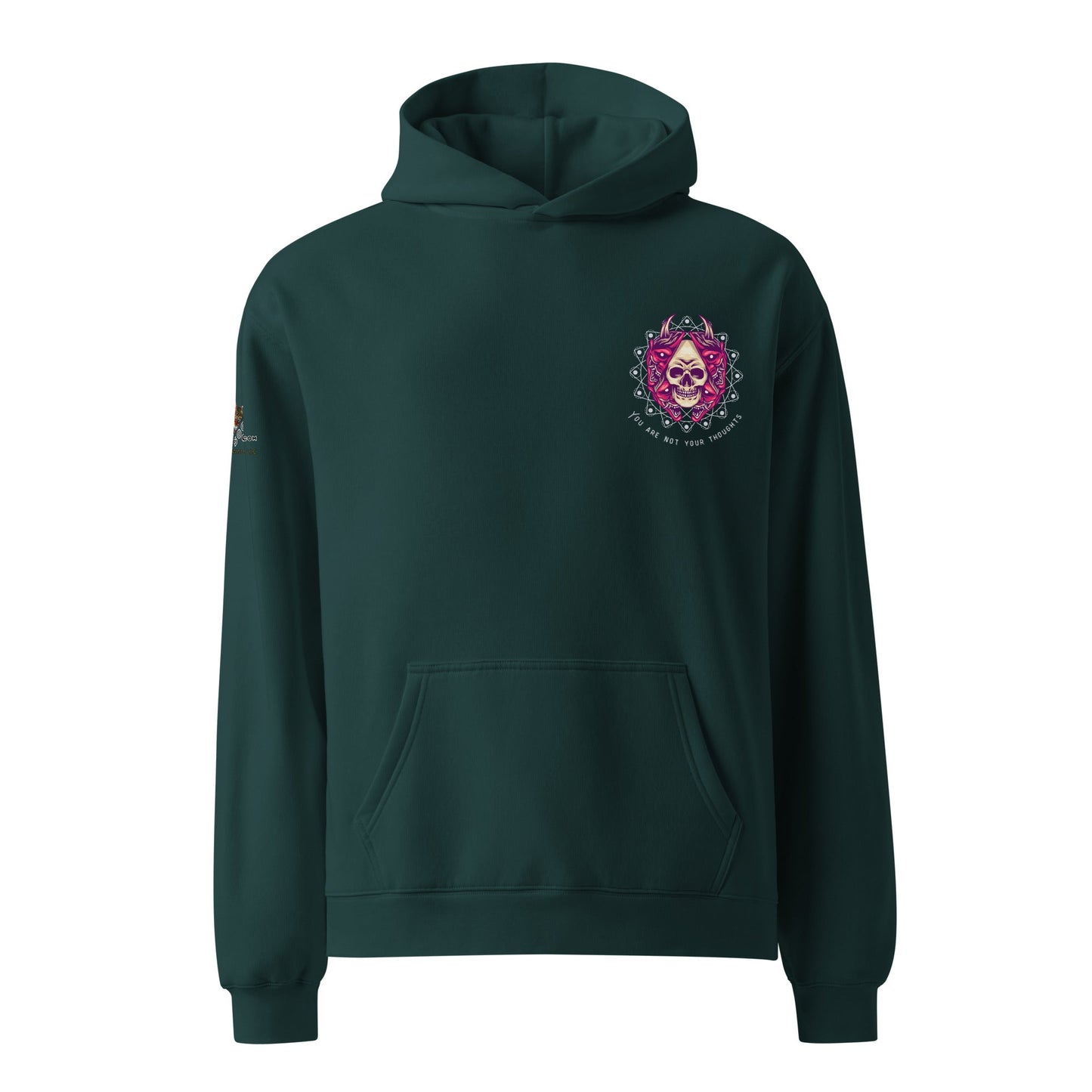 Skull Thoughts Unisex Oversized Hoodie - My Social Cat Bonafide Boutique LLCSkull Thoughts Unisex Oversized HoodieHooded sweatshirtMy Social Cat Bonafide Boutique LLCCobaltShoodienot