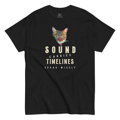Sound Carries Timelines Unisex Classic Tee - My Social Cat Bonafide Boutique LLCSound Carries Timelines Unisex Classic TeeT-shirtMy Social Cat Bonafide Boutique LLCScatshirt