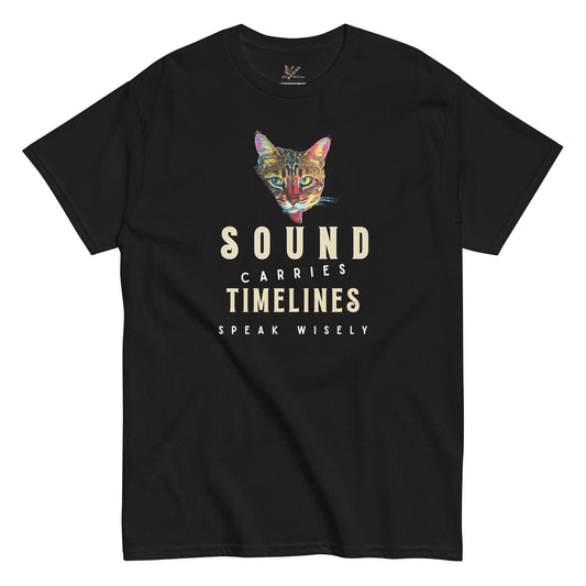 Sound Carries Timelines Unisex Classic Tee - My Social Cat Bonafide Boutique LLCSound Carries Timelines Unisex Classic TeeT-shirtMy Social Cat Bonafide Boutique LLCScatshirt