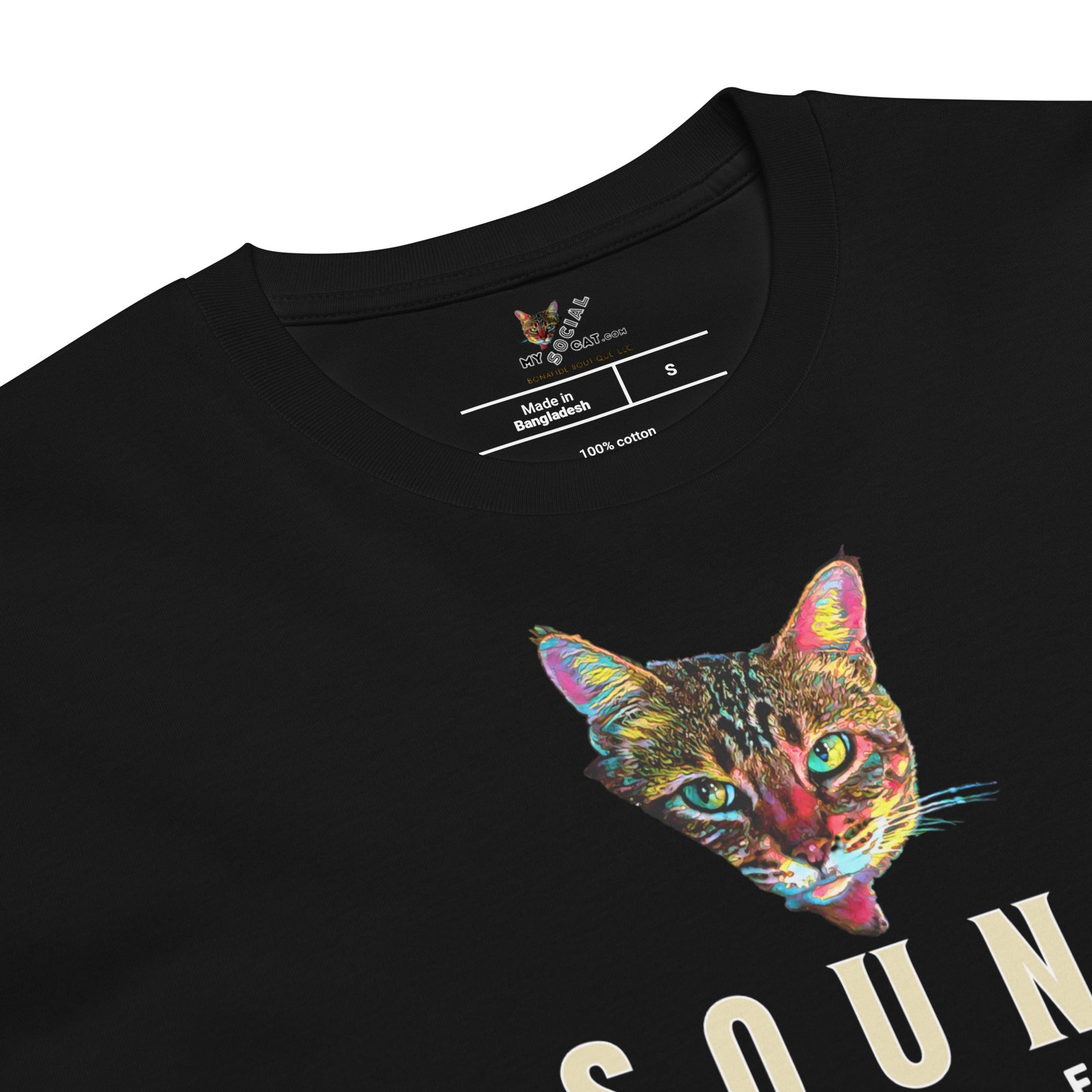 Sound Carries Timelines Unisex Premium Tee - My Social Cat Bonafide Boutique LLCSound Carries Timelines Unisex Premium TeeT-shirtMy Social Cat Bonafide Boutique LLCScatshirt