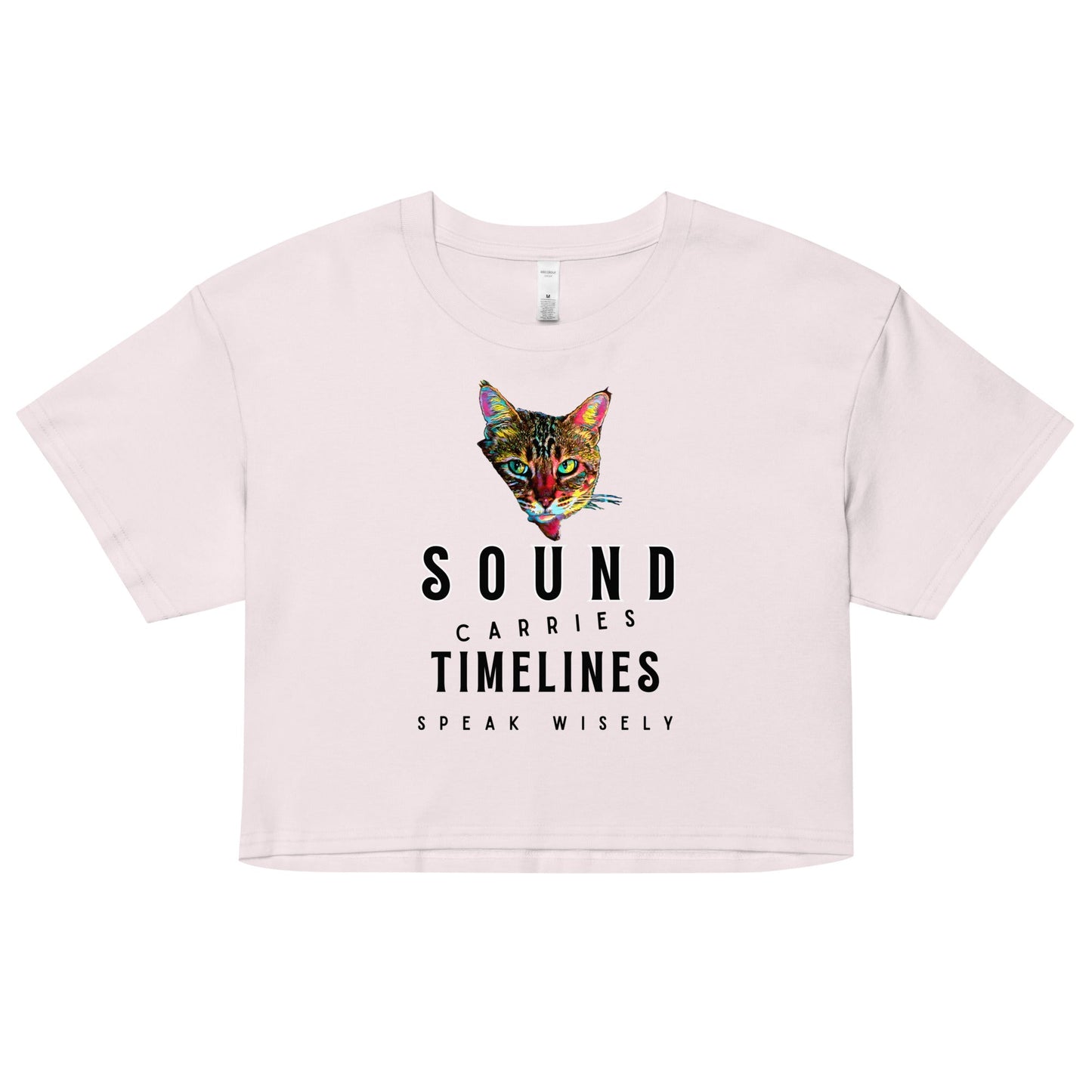 Sound Carries Timelines Women’s Crop Top - My Social Cat Bonafide Boutique LLCSound Carries Timelines Women’s Crop Topcrop topMy Social Cat Bonafide Boutique LLCOrchidXScarriescat