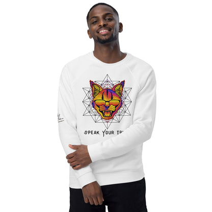 Speak Your Truth Plush Organic Sweatshirt - My Social Cat Bonafide Boutique LLCSpeak Your Truth Plush Organic SweatshirtSweatshirtMy Social Cat Bonafide Boutique LLCWhiteXSorganicplush