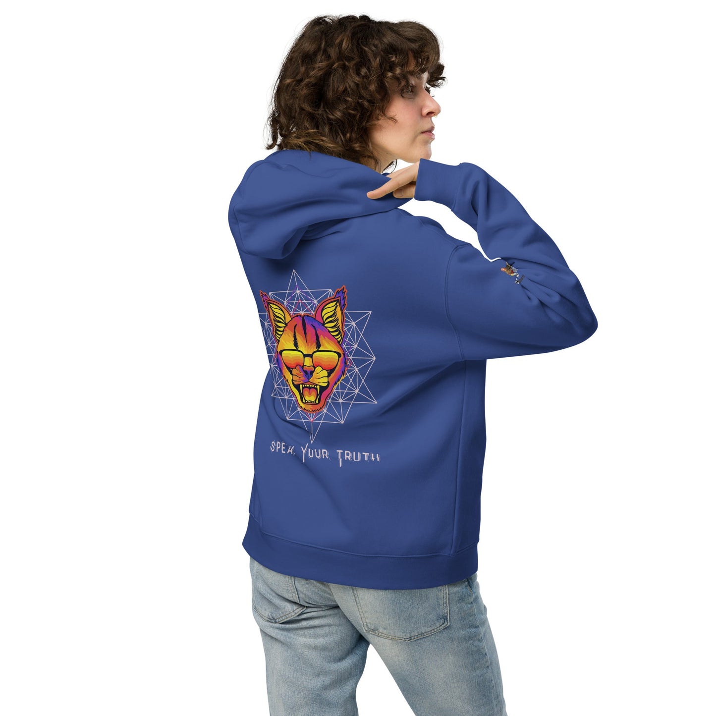 Speak Your Truth Unisex Plush Hoodie - My Social Cat Bonafide Boutique LLCSpeak Your Truth Unisex Plush HoodieHooded sweatshirtMy Social Cat Bonafide Boutique LLCBlackShoodiepremium