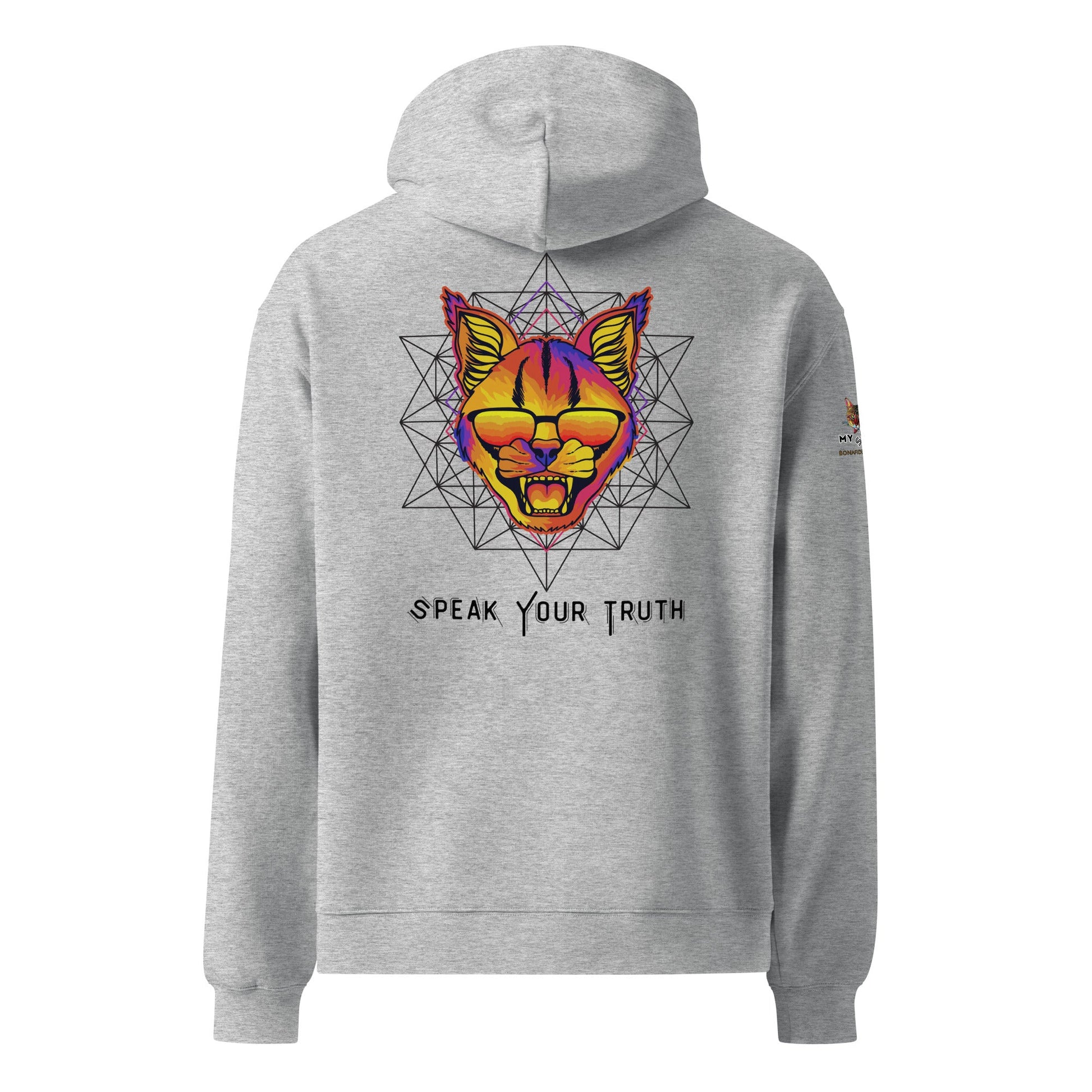 Speak Your Truth Unisex Plush Hoodie - My Social Cat Bonafide Boutique LLCSpeak Your Truth Unisex Plush HoodieHooded sweatshirtMy Social Cat Bonafide Boutique LLCAthletic HeatherShoodiepremium