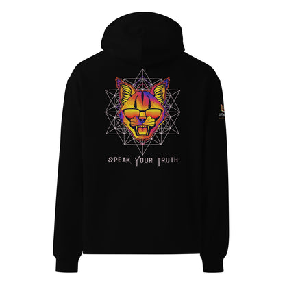 Speak Your Truth Unisex Plush Hoodie - My Social Cat Bonafide Boutique LLCSpeak Your Truth Unisex Plush HoodieHooded sweatshirtMy Social Cat Bonafide Boutique LLCBlackShoodiepremium