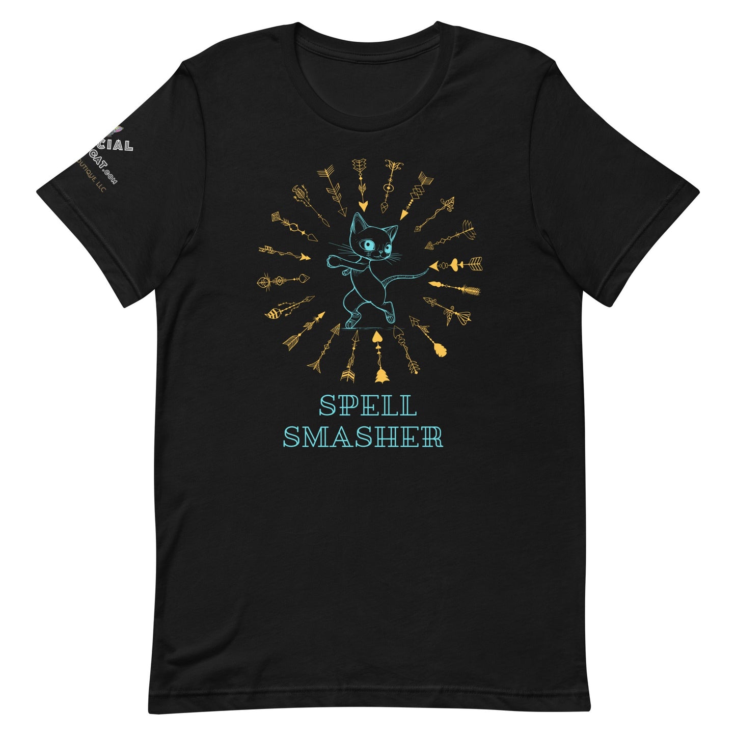 Spell Smasher Unisex Tee - My Social Cat Bonafide Boutique LLCSpell Smasher Unisex TeeT-shirtMy Social Cat Bonafide Boutique LLCBlackXSshirtsmasher
