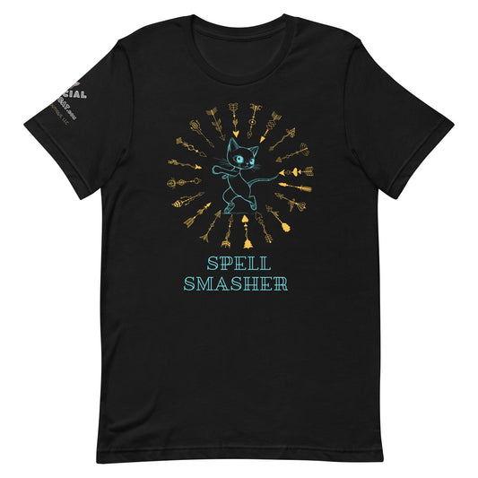 Spell Smasher Unisex Tee - My Social Cat Bonafide Boutique LLCSpell Smasher Unisex TeeT-shirtMy Social Cat Bonafide Boutique LLCBlackXSshirtsmasher