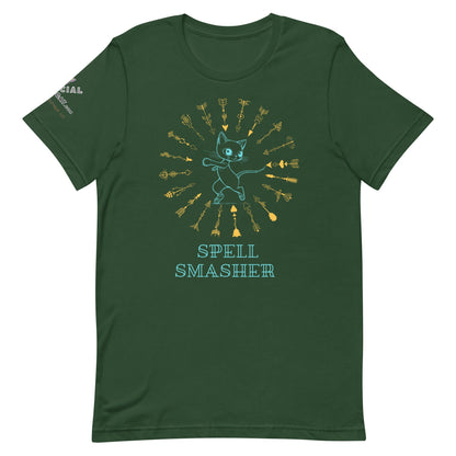 Spell Smasher Unisex Tee - My Social Cat Bonafide Boutique LLCSpell Smasher Unisex TeeT-shirtMy Social Cat Bonafide Boutique LLCForestSshirtsmasher