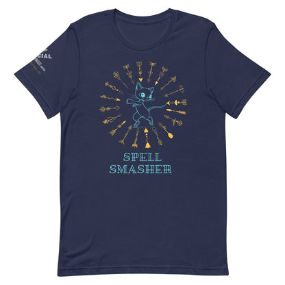 Spell Smasher Unisex Tee - My Social Cat Bonafide Boutique LLCSpell Smasher Unisex TeeT-shirtMy Social Cat Bonafide Boutique LLCNavyXSshirtsmasher