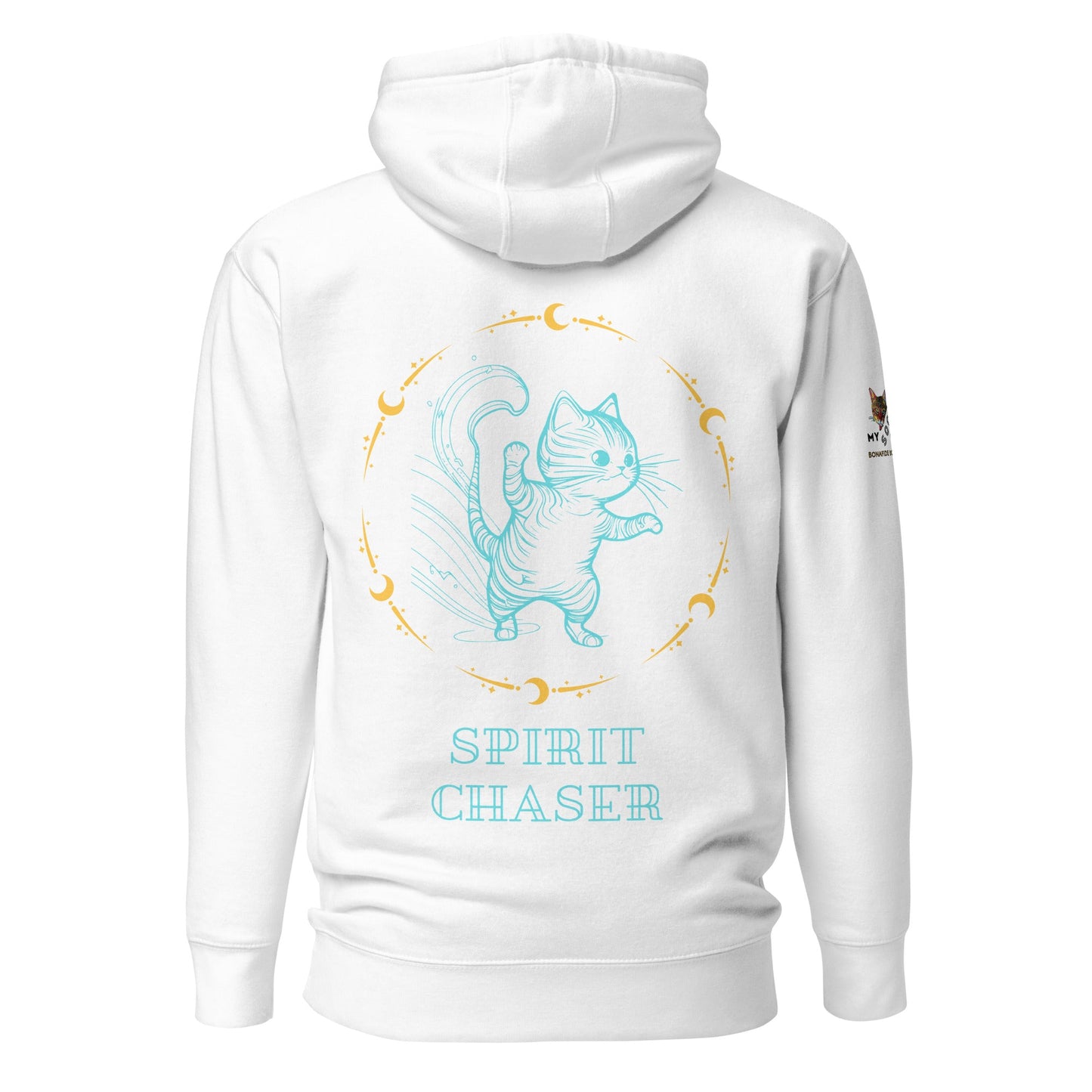 Spirit Chaser Unisex Hoodie - My Social Cat Bonafide Boutique LLCSpirit Chaser Unisex HoodieHooded sweatshirtMy Social Cat Bonafide Boutique LLCWhiteSchaserhoodie