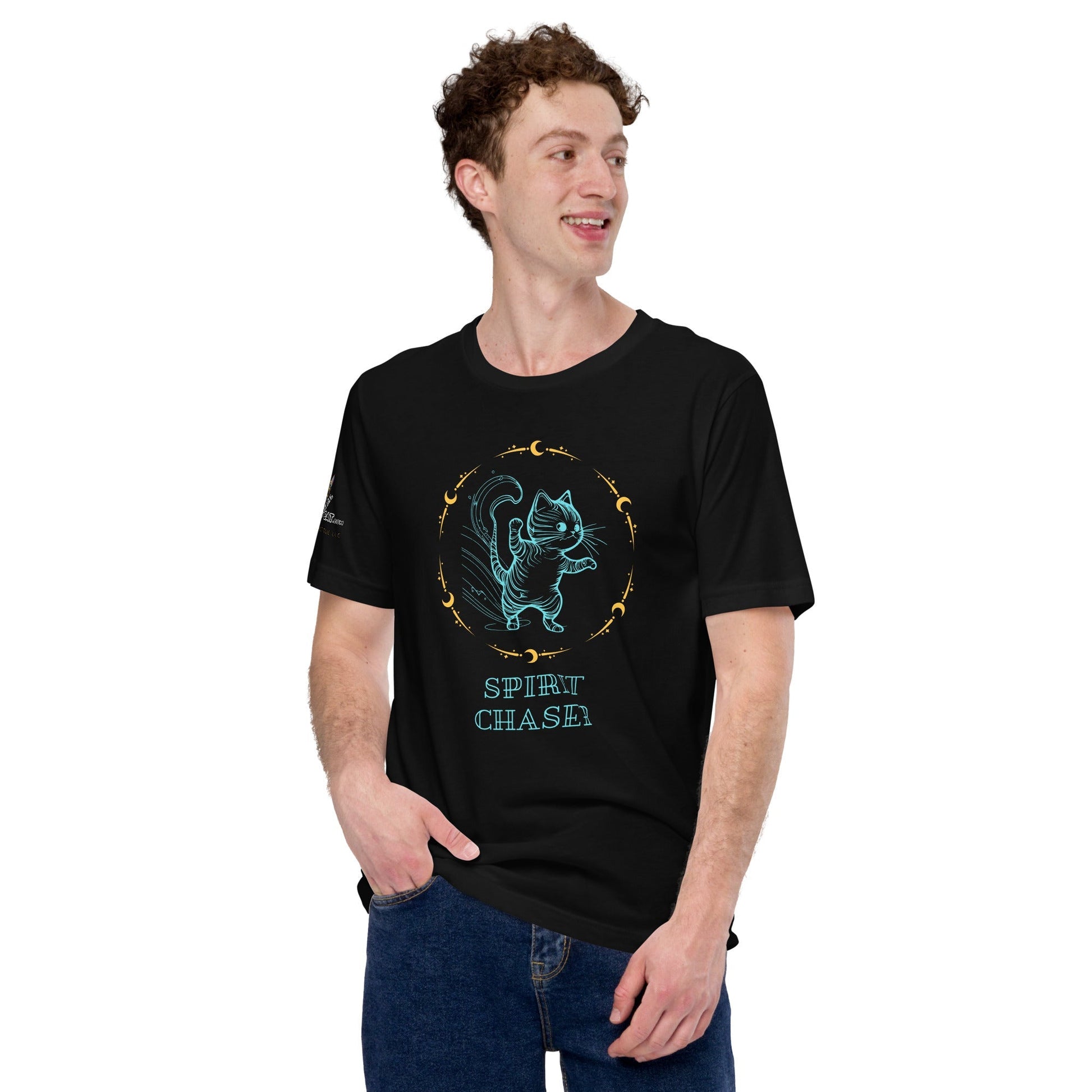Spirit Chaser Unisex Tee - My Social Cat Bonafide Boutique LLCSpirit Chaser Unisex TeeT-shirtMy Social Cat Bonafide Boutique LLCBlackXSchasershirt