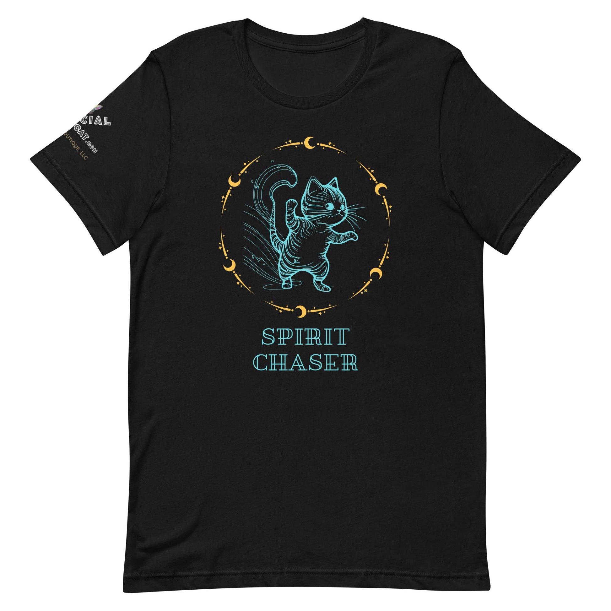 Spirit Chaser Unisex Tee - My Social Cat Bonafide Boutique LLCSpirit Chaser Unisex TeeT-shirtMy Social Cat Bonafide Boutique LLCBlackXSchasershirt
