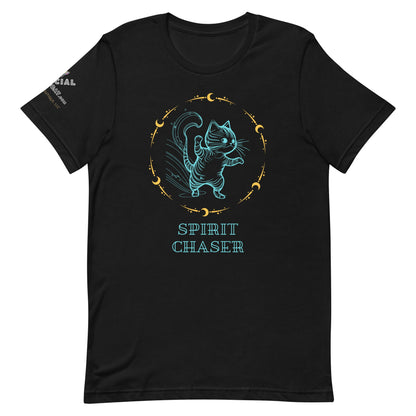 Spirit Chaser Unisex Tee - My Social Cat Bonafide Boutique LLCSpirit Chaser Unisex TeeT-shirtMy Social Cat Bonafide Boutique LLCBlackXSchasershirt