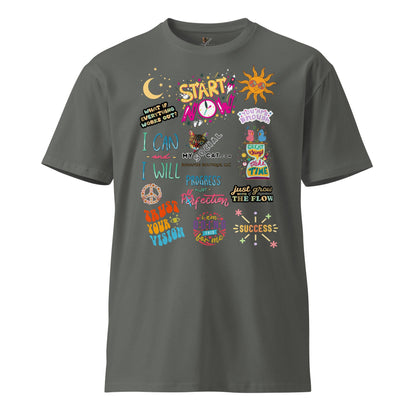 Start Now Unisex Premium Tee - My Social Cat Bonafide Boutique LLCStart Now Unisex Premium TeeT-shirtMy Social Cat Bonafide Boutique LLCCharcoalSauthenticcotton