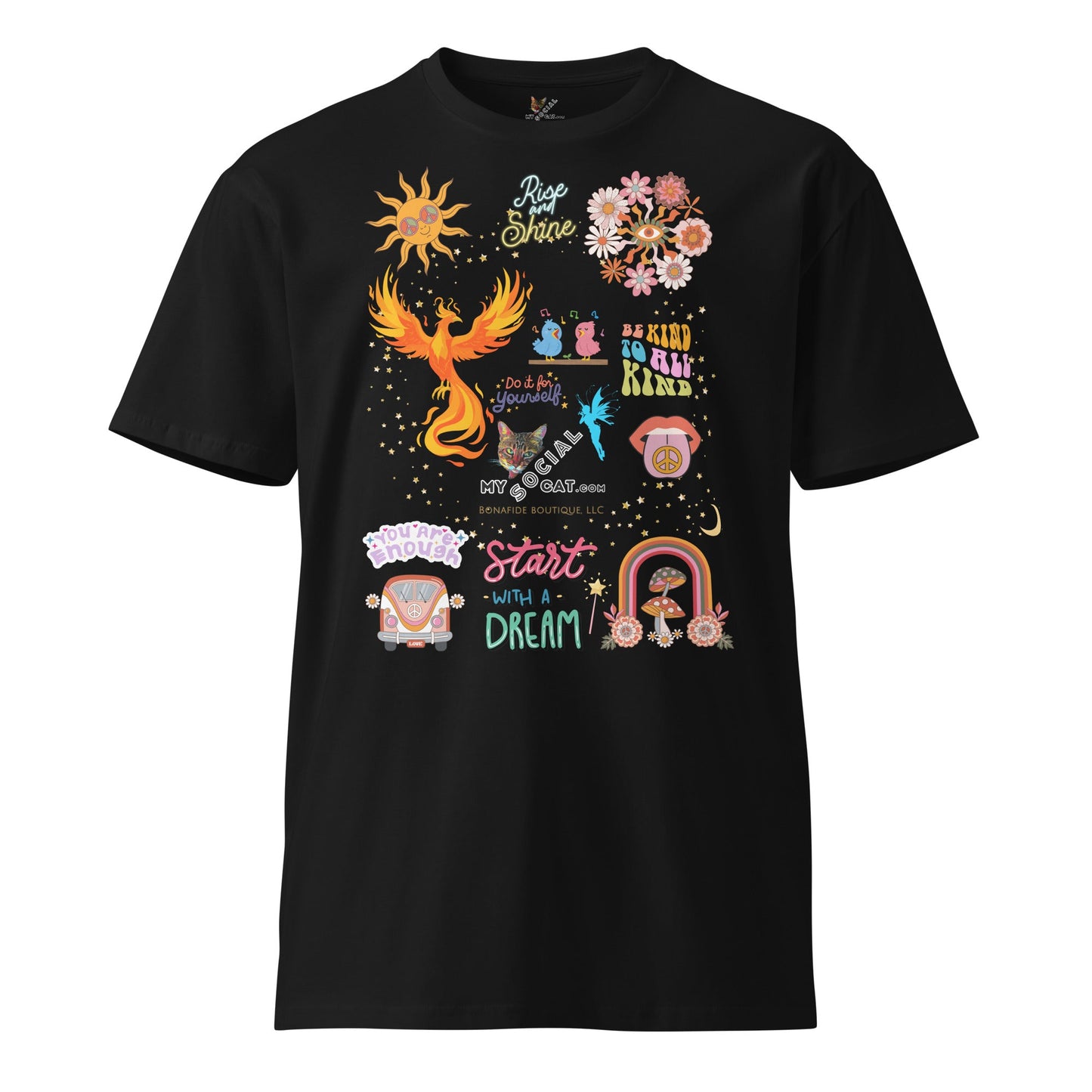 Start with a Dream Unisex Premium Tee - My Social Cat Bonafide Boutique LLCStart with a Dream Unisex Premium TeeT-shirtMy Social Cat Bonafide Boutique LLCBlackSauthenticcotton