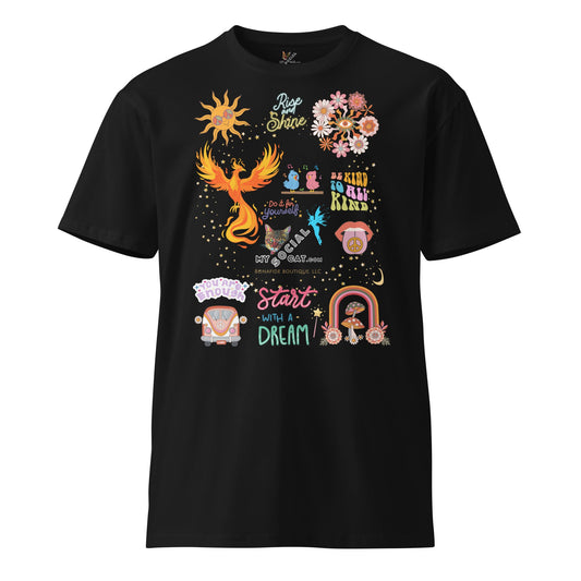 Start with a Dream Unisex Premium Tee - My Social Cat Bonafide Boutique LLCStart with a Dream Unisex Premium TeeT-shirtMy Social Cat Bonafide Boutique LLCBlackSauthenticcotton