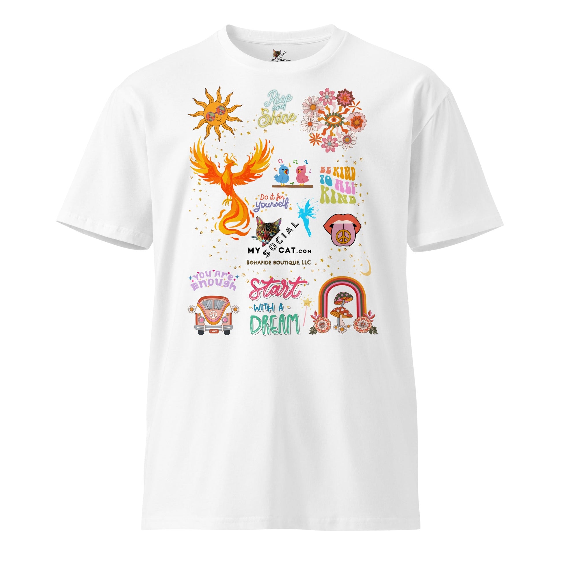 Start with a Dream Unisex Premium Tee - My Social Cat Bonafide Boutique LLCStart with a Dream Unisex Premium TeeT-shirtMy Social Cat Bonafide Boutique LLCWhiteSauthenticcotton
