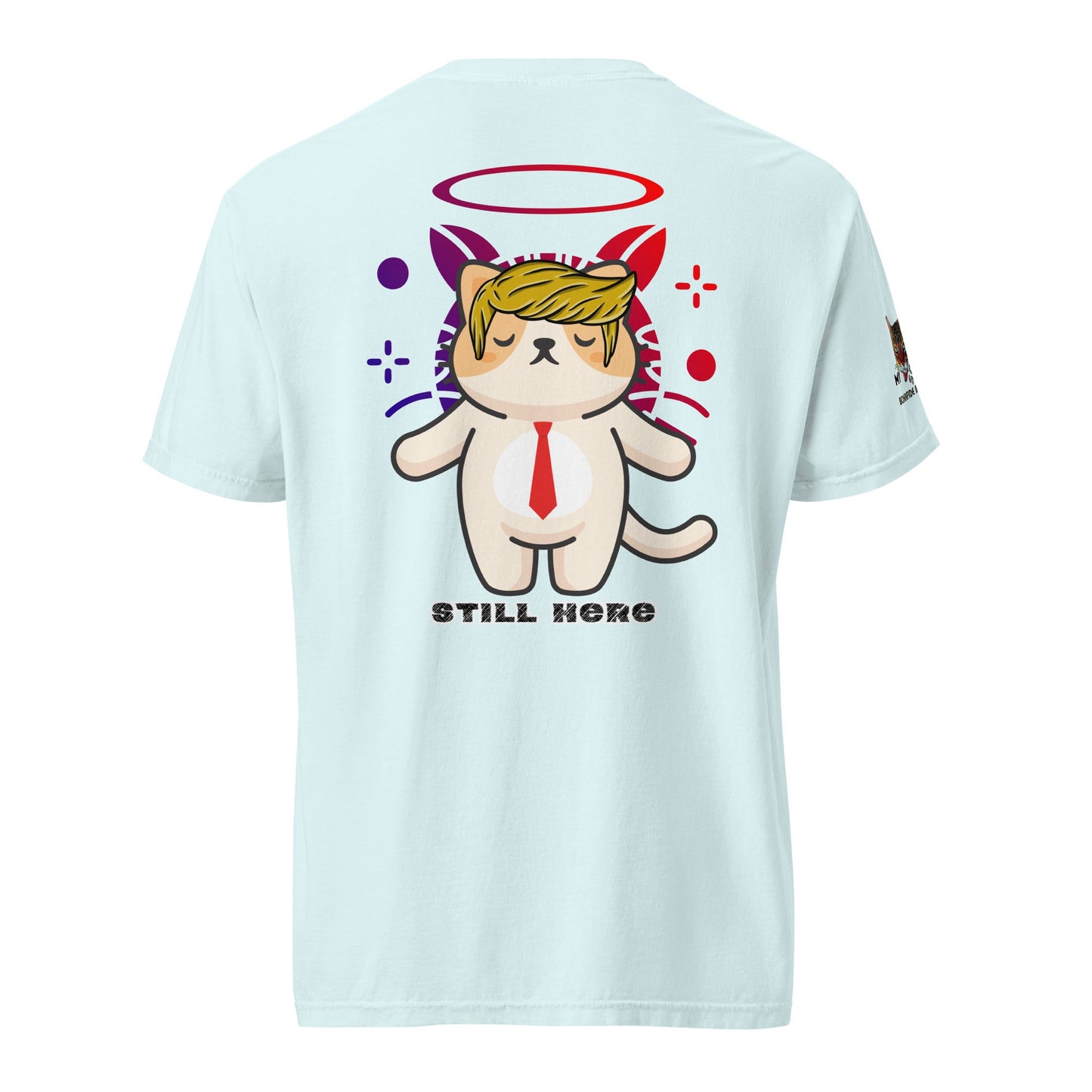 Still Here Unisex Comfort Colors Heavyweight Tee - My Social Cat Bonafide Boutique LLCStill Here Unisex Comfort Colors Heavyweight TeeT - shirtMy Social Cat Bonafide Boutique LLCChambrayScolorhere