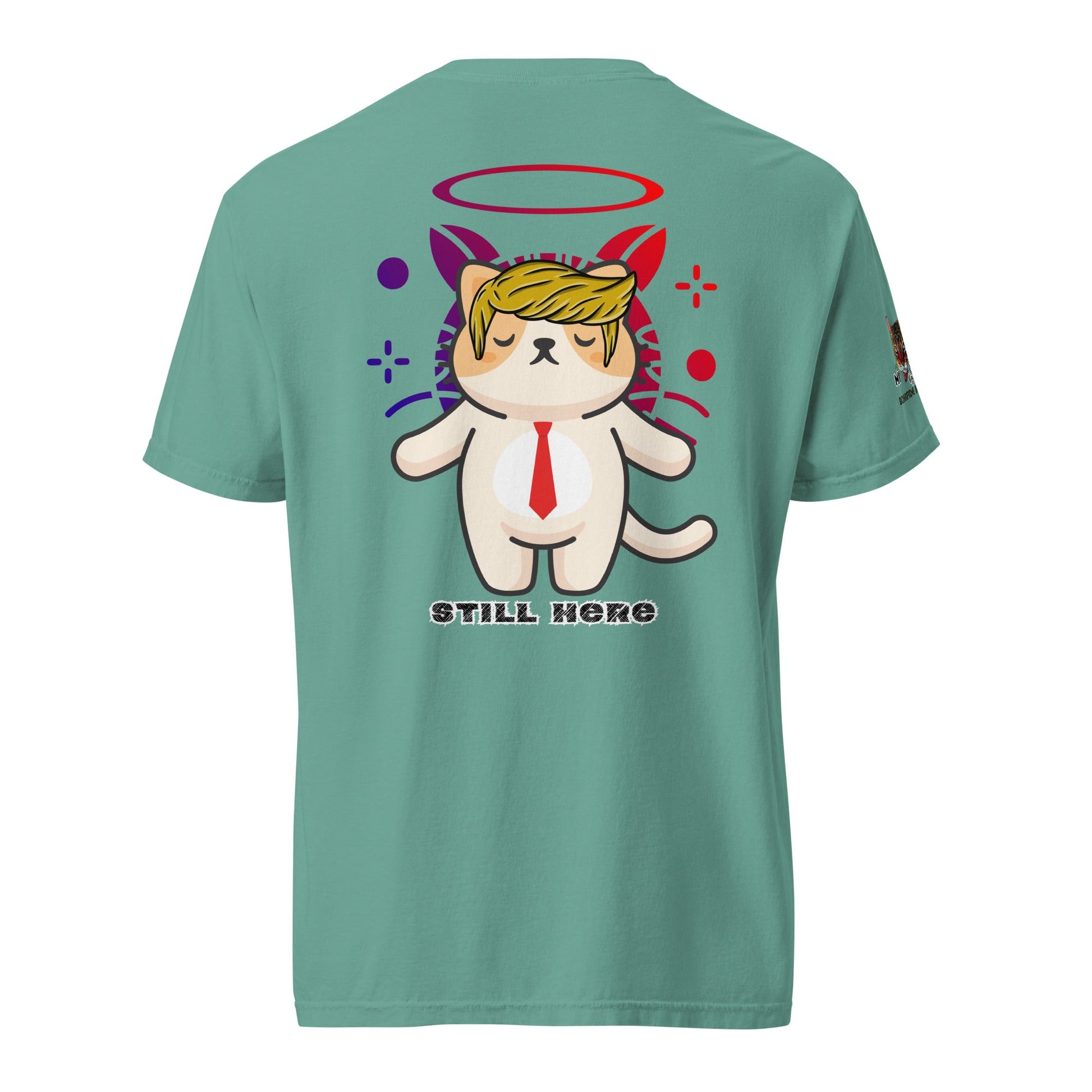 Still Here Unisex Comfort Colors Heavyweight Tee - My Social Cat Bonafide Boutique LLCStill Here Unisex Comfort Colors Heavyweight TeeT - shirtMy Social Cat Bonafide Boutique LLCSeafoamScolorhere