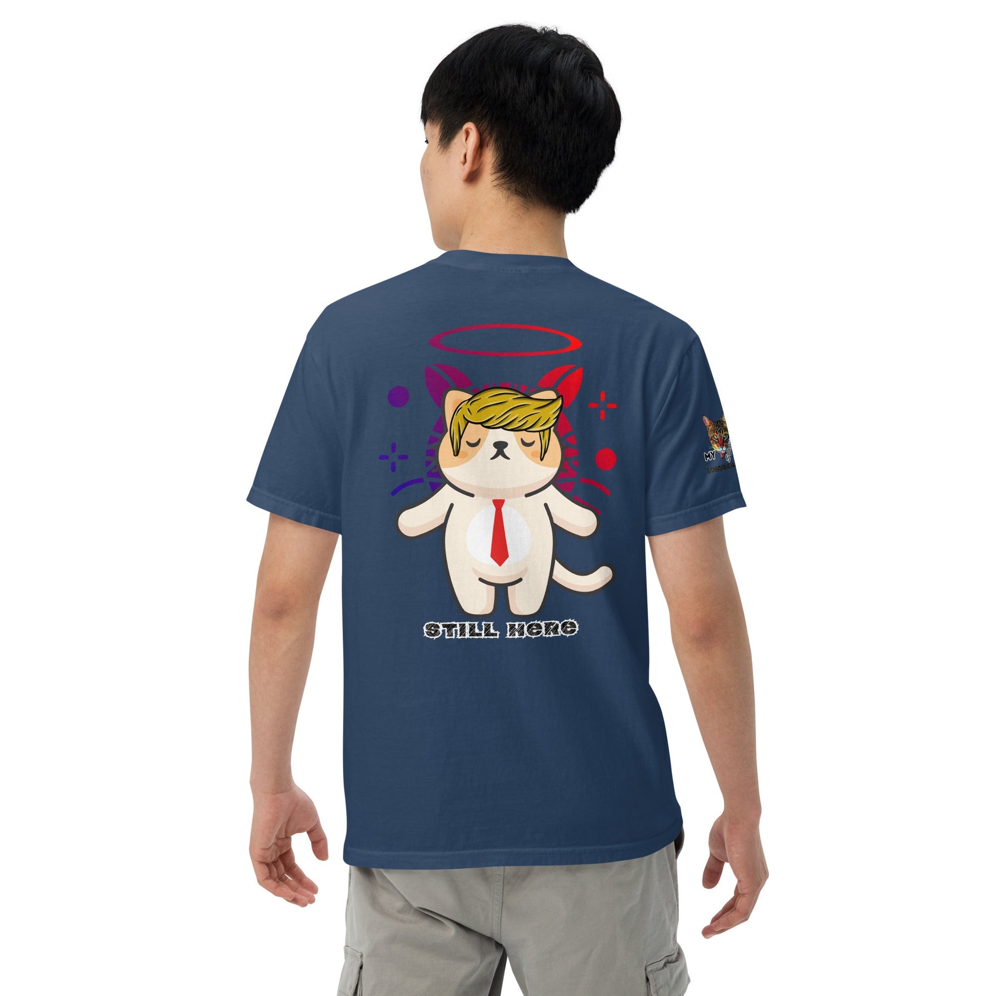 Still Here Unisex Comfort Colors Heavyweight Tee - My Social Cat Bonafide Boutique LLCStill Here Unisex Comfort Colors Heavyweight TeeT - shirtMy Social Cat Bonafide Boutique LLCTrue NavyScolorhere