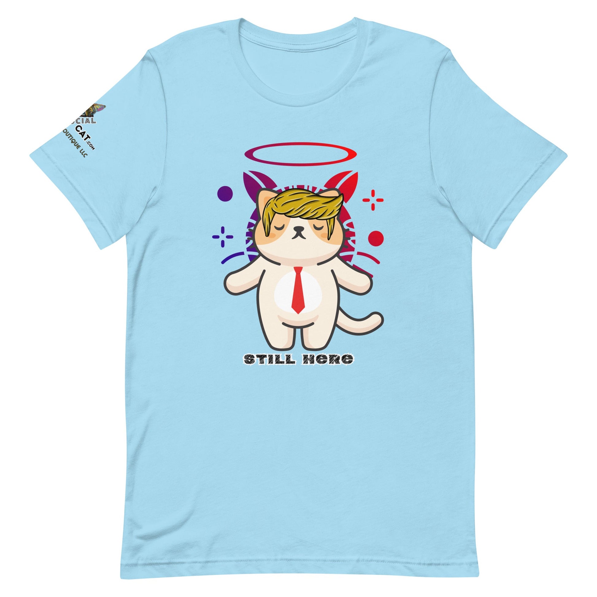 Still Here Unisex Tee - My Social Cat Bonafide Boutique LLCStill Here Unisex TeeT - shirtMy Social Cat Bonafide Boutique LLCOcean BlueSbellahere