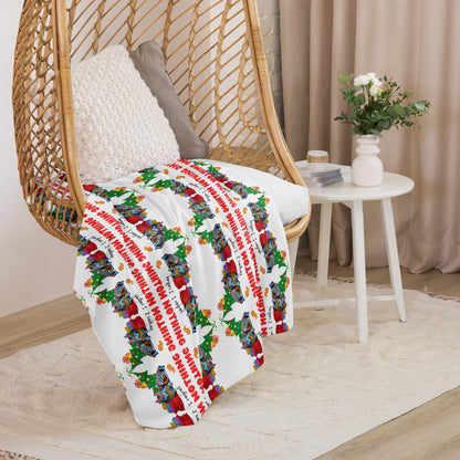 I Regret Nothing Mosaic Sherpa blanket