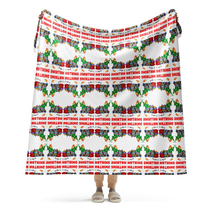 I Regret Nothing Mosaic Sherpa blanket