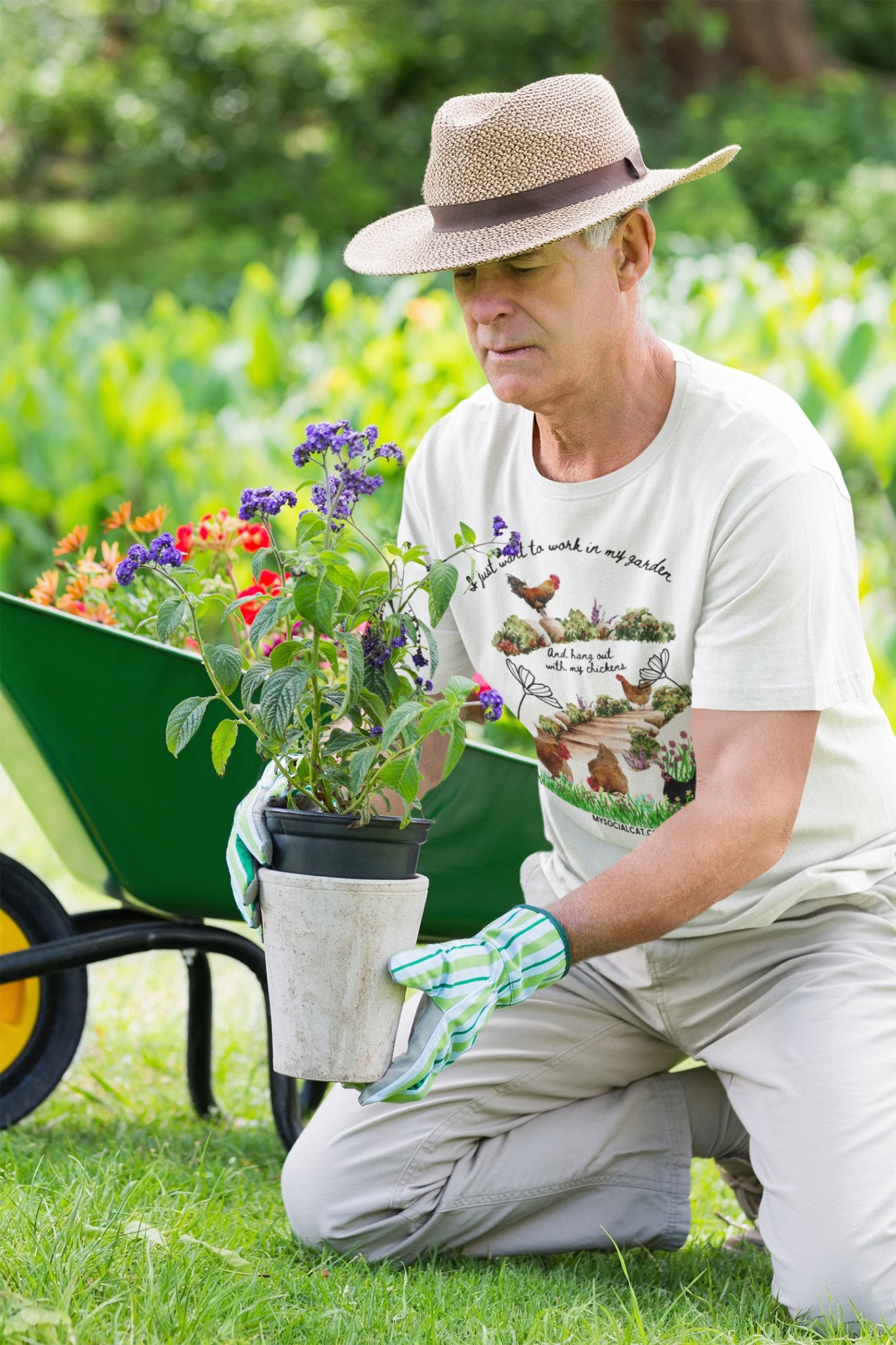 Work In My Garden Unisex Tee