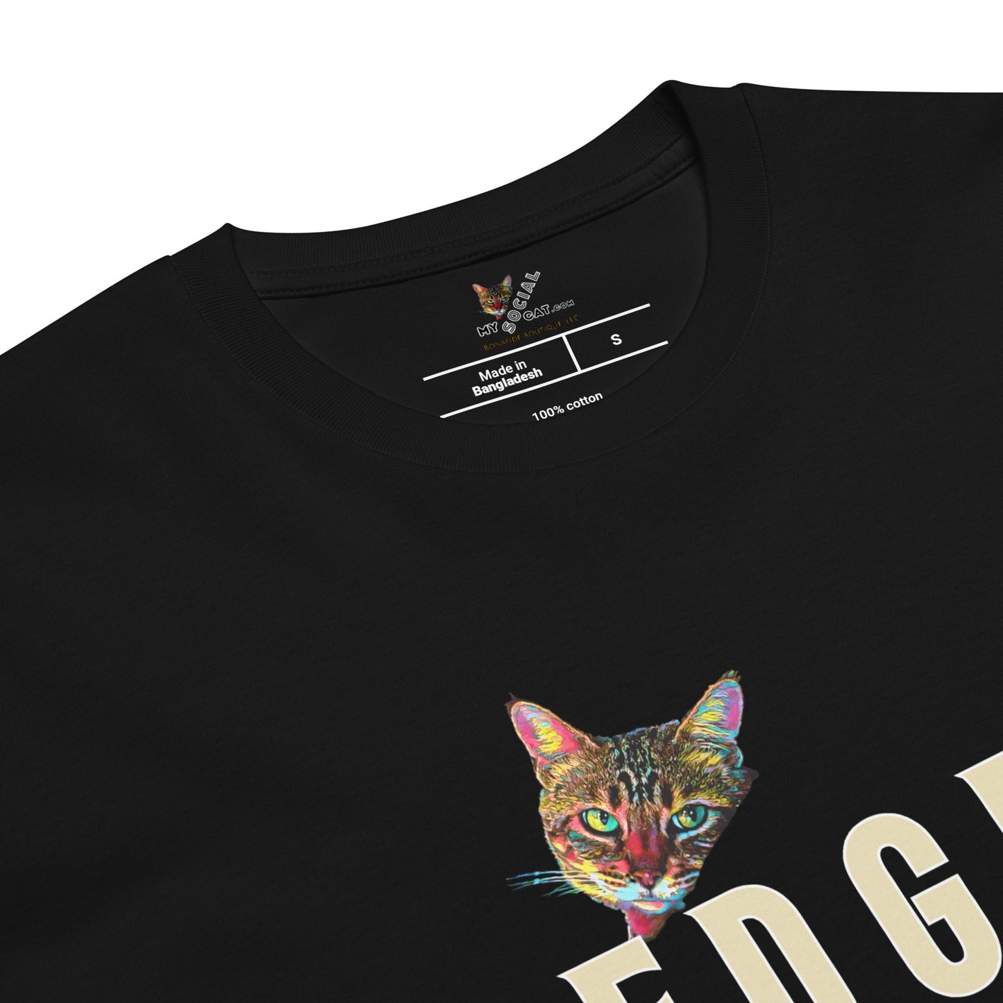 The Edge of Evolution Feline Messy Unisex Premium Tee - My Social Cat Bonafide Boutique LLCThe Edge of Evolution Feline Messy Unisex Premium TeeT-shirtMy Social Cat Bonafide Boutique LLCBlackScatedge