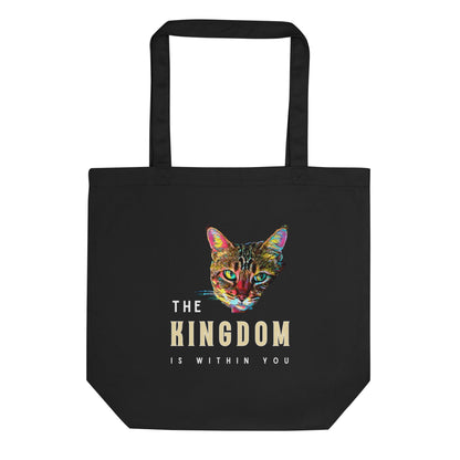 The Kingdom Eco Organic Cotton Tote Bag - My Social Cat Bonafide Boutique LLC  
