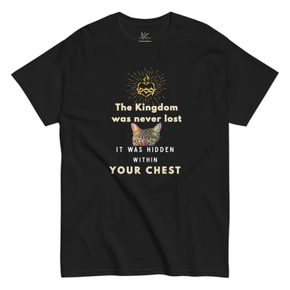 The Kingdom is Hidden Within Your Chest Unisex Classic Tee - My Social Cat Bonafide Boutique LLCThe Kingdom is Hidden Within Your Chest Unisex Classic TeeT-shirtMy Social Cat Bonafide Boutique LLCBlackScatchest