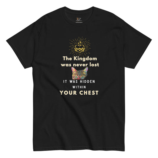 The Kingdom is Hidden Within Your Chest Unisex Classic Tee - My Social Cat Bonafide Boutique LLCThe Kingdom is Hidden Within Your Chest Unisex Classic TeeT-shirtMy Social Cat Bonafide Boutique LLCBlackScatchest