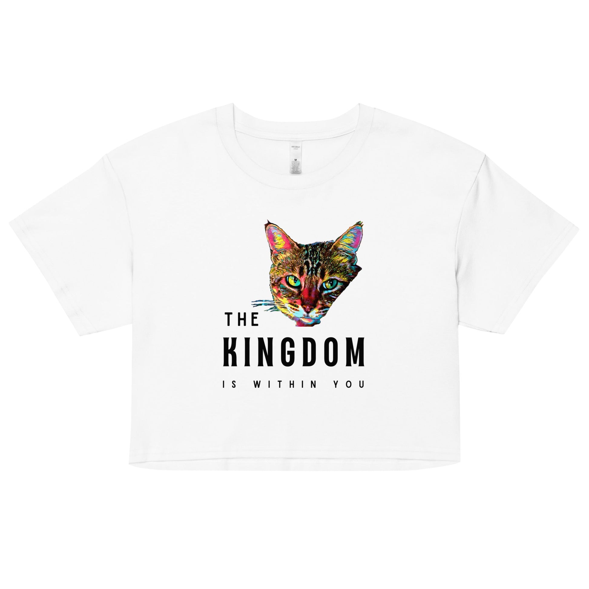 The Kingdom is Within You Women’s Crop Top - My Social Cat Bonafide Boutique LLCThe Kingdom is Within You Women’s Crop Topcrop topMy Social Cat Bonafide Boutique LLCWhiteXScatkingdom
