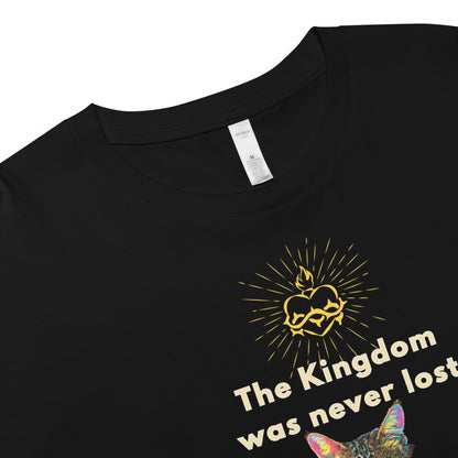 The Kingdom was Never Lost Women’s Crop Top - My Social Cat Bonafide Boutique LLCThe Kingdom was Never Lost Women’s Crop Topcrop topMy Social Cat Bonafide Boutique LLCBlackXScatchest