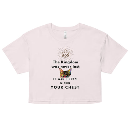 The Kingdom was Never Lost Women’s Crop Top - My Social Cat Bonafide Boutique LLCThe Kingdom was Never Lost Women’s Crop Topcrop topMy Social Cat Bonafide Boutique LLCOrchidXScatchest