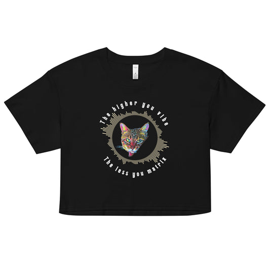 The Less You Matrix Women’s Crop Top - My Social Cat Bonafide Boutique LLCThe Less You Matrix Women’s Crop Topcrop topMy Social Cat Bonafide Boutique LLCBlackXScatcrop
