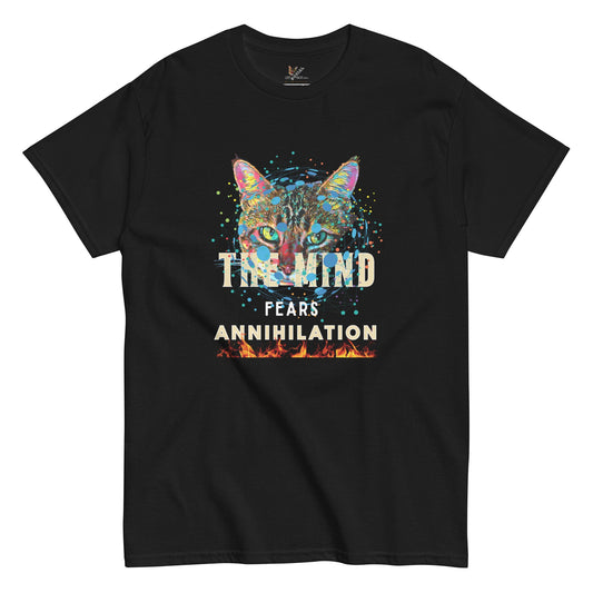 The Mind Fears Annihilation Unisex Classic Tee - My Social Cat Bonafide Boutique LLCThe Mind Fears Annihilation Unisex Classic TeeT-shirtMy Social Cat Bonafide Boutique LLCSannihilationcat