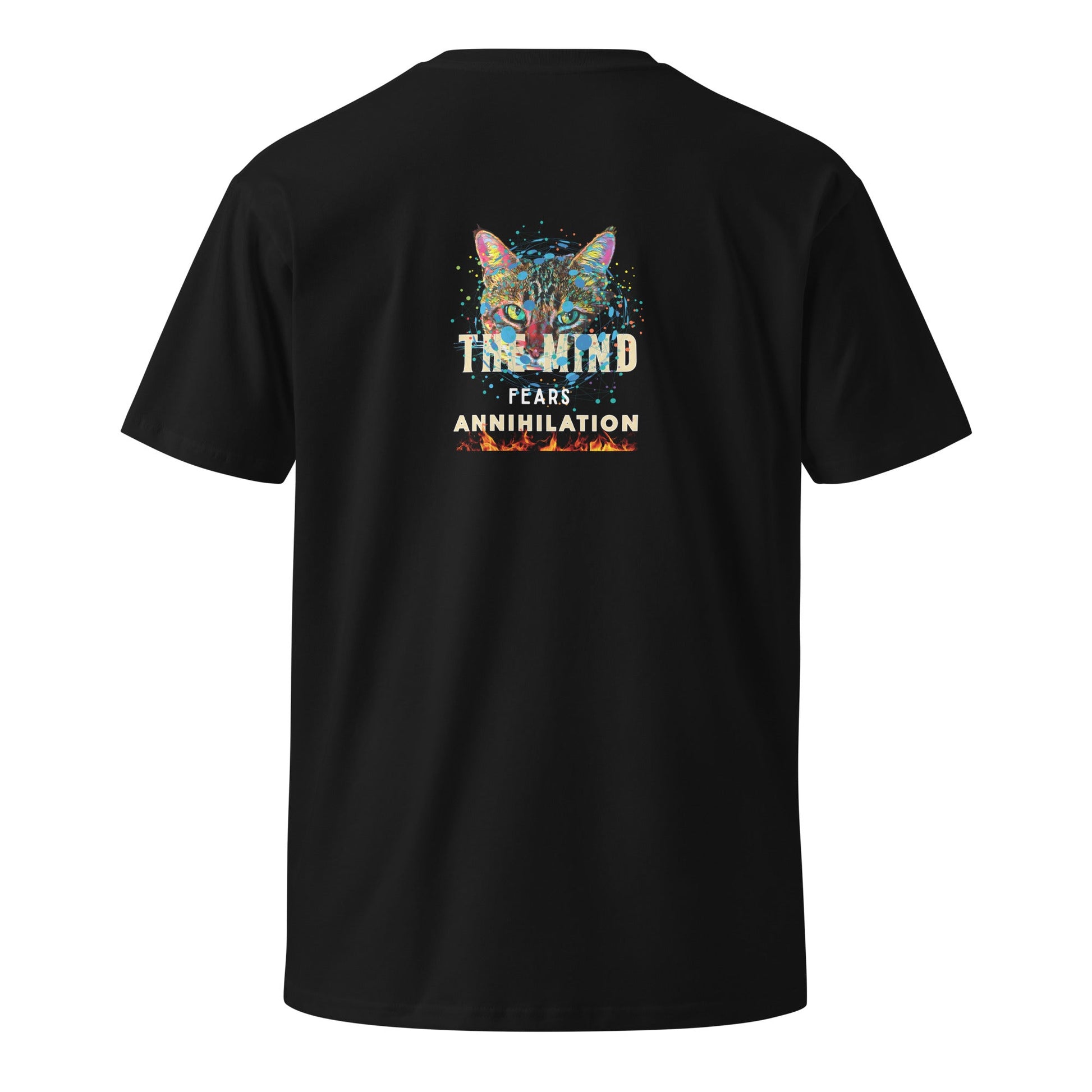 The Mind Fears Annihilation Unisex Premium Tee - My Social Cat Bonafide Boutique LLCThe Mind Fears Annihilation Unisex Premium TeeT-shirtMy Social Cat Bonafide Boutique LLCSannihilationcat