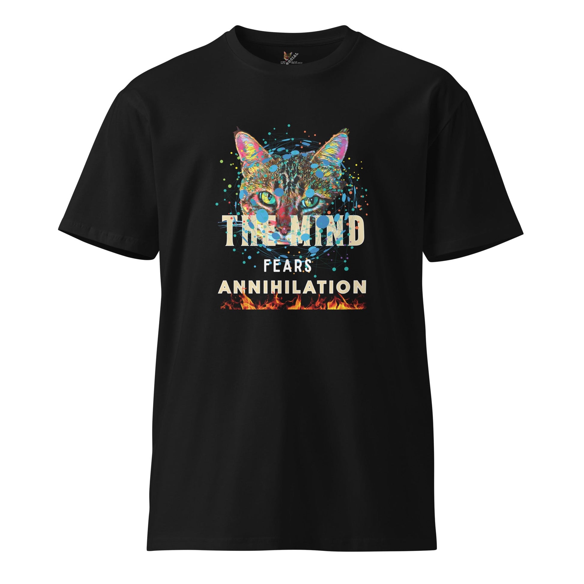 The Mind Fears Annihilation Unisex Premium Tee - My Social Cat Bonafide Boutique LLCThe Mind Fears Annihilation Unisex Premium TeeT-shirtMy Social Cat Bonafide Boutique LLCSannihilationcat