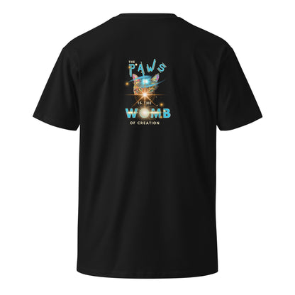 The Paws is the Womb of Creation Unisex Premium Tee - My Social Cat Bonafide Boutique LLCThe Paws is the Womb of Creation Unisex Premium TeeT-shirtMy Social Cat Bonafide Boutique LLCSpawspremium
